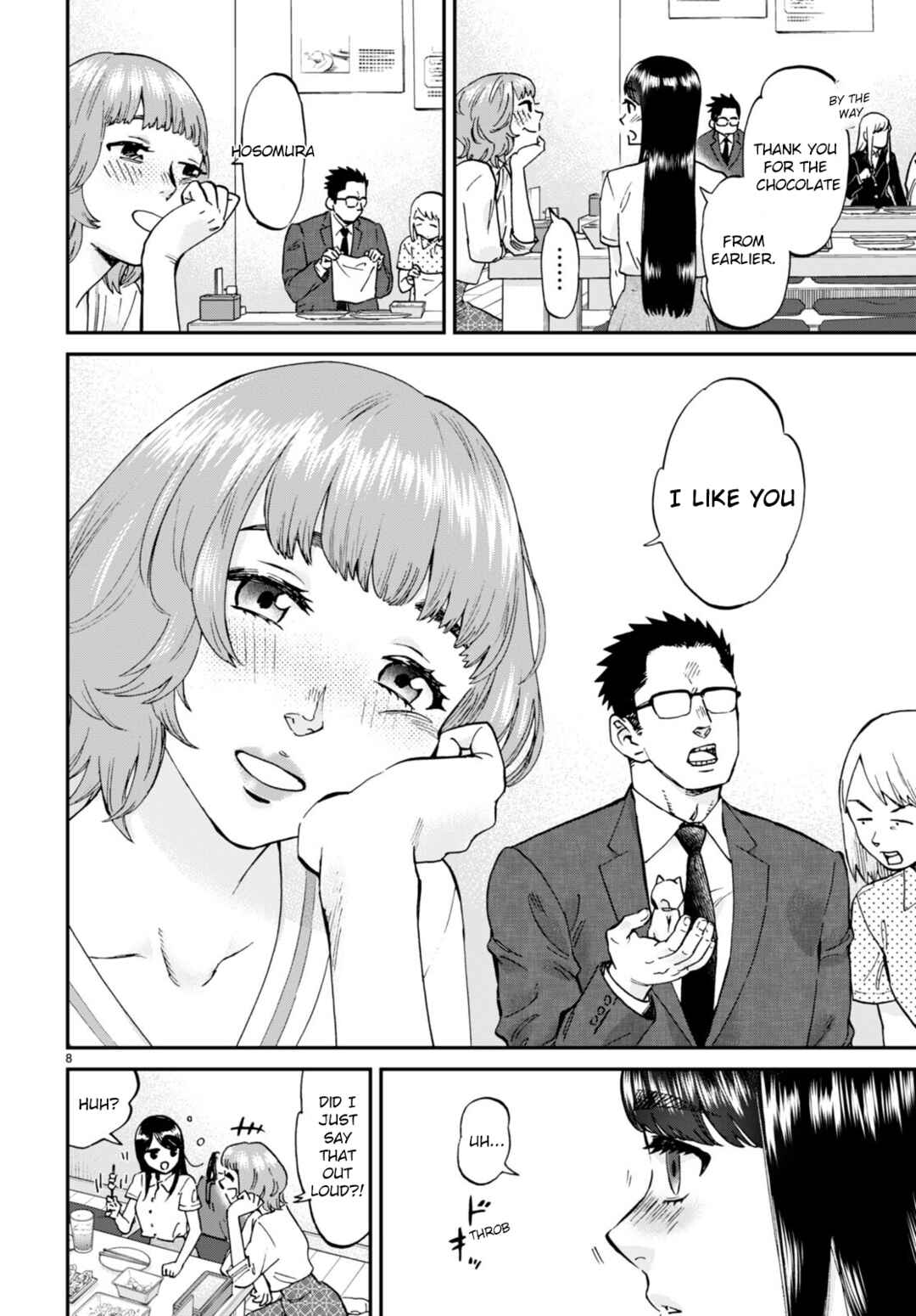 Page 8 Chapter 9 Hosomura-san and the Cats Snack