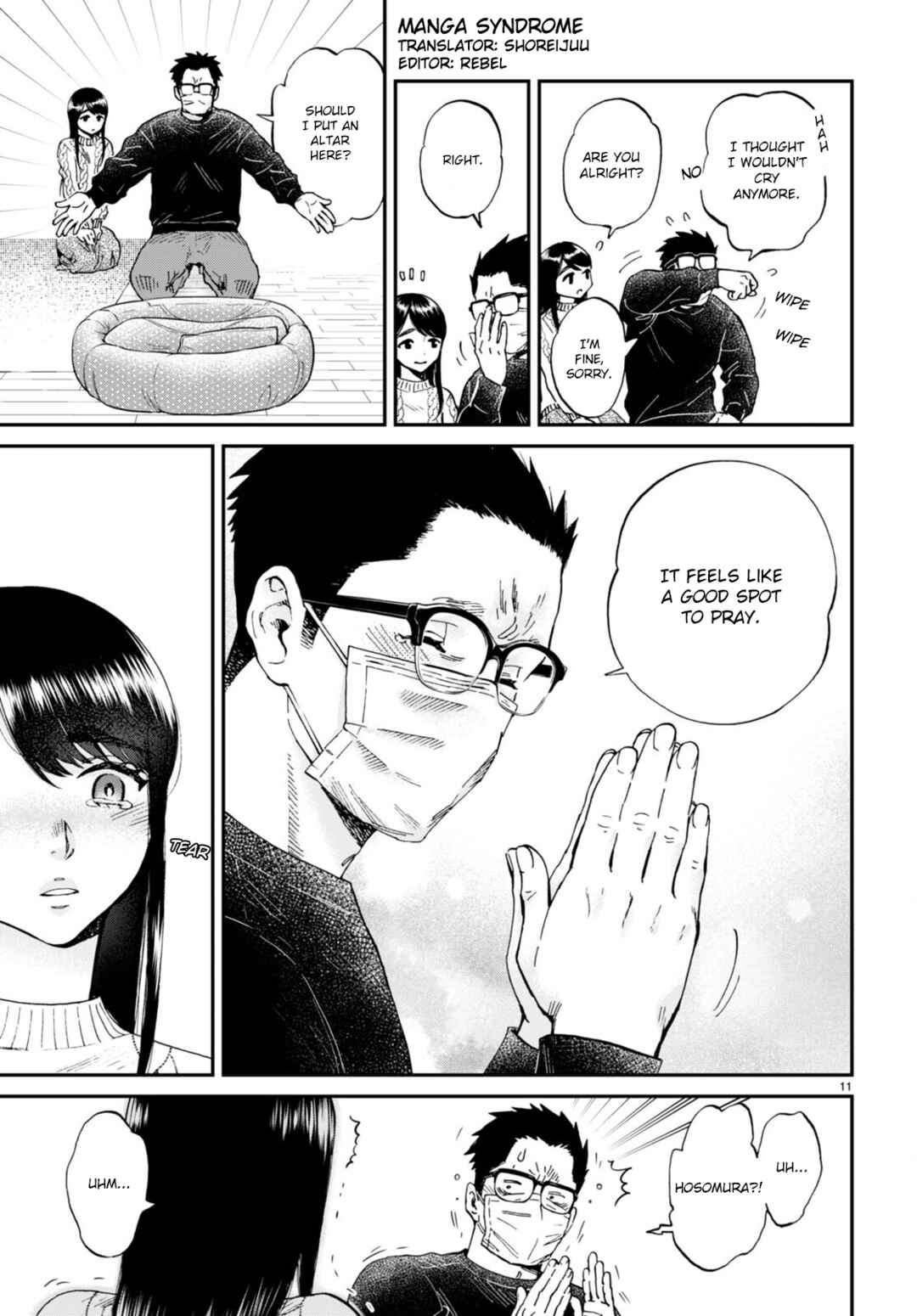 Page 11 Chapter 14 Hosomura-san and the Cats Snack