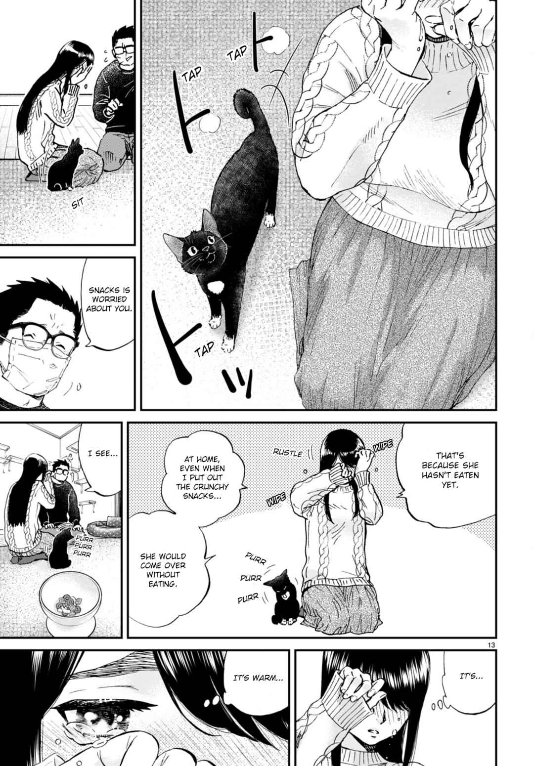 Page 13 Chapter 14 Hosomura-san and the Cats Snack