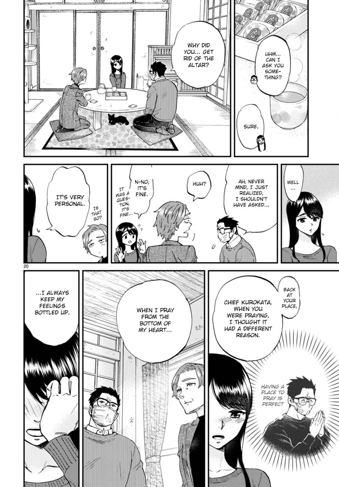 Page 20 Chapter 14 Hosomura-san and the Cats Snack