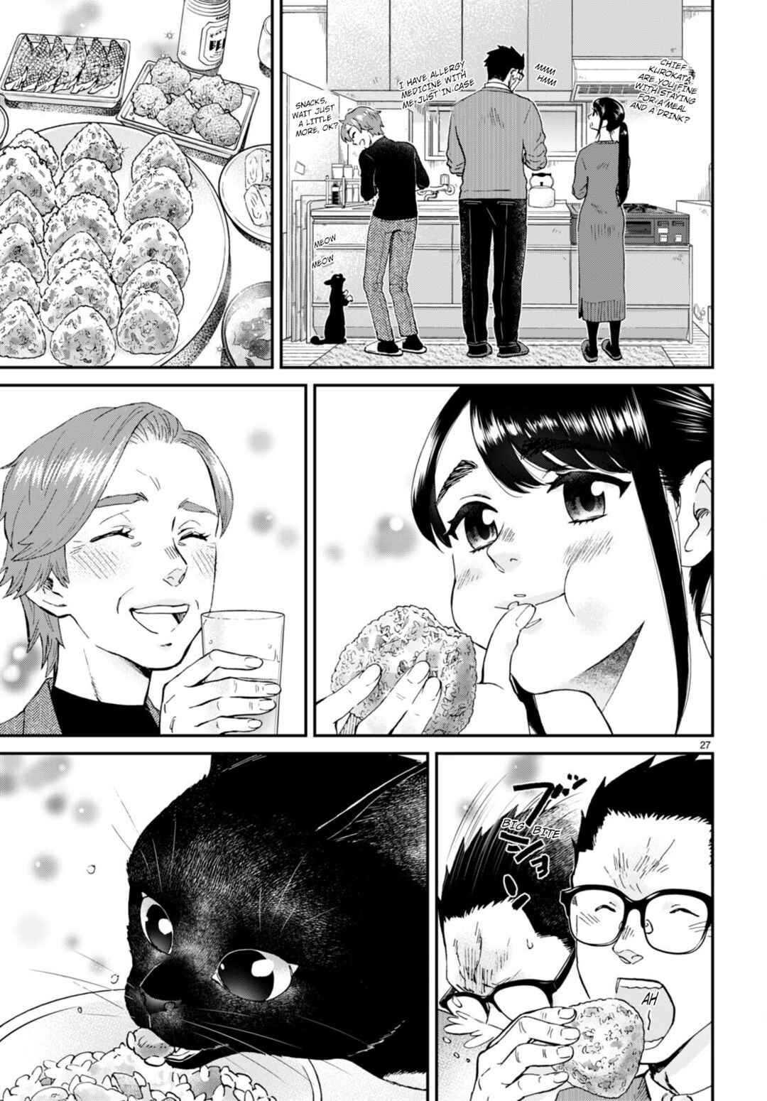 Page 27 Chapter 14 Hosomura-san and the Cats Snack
