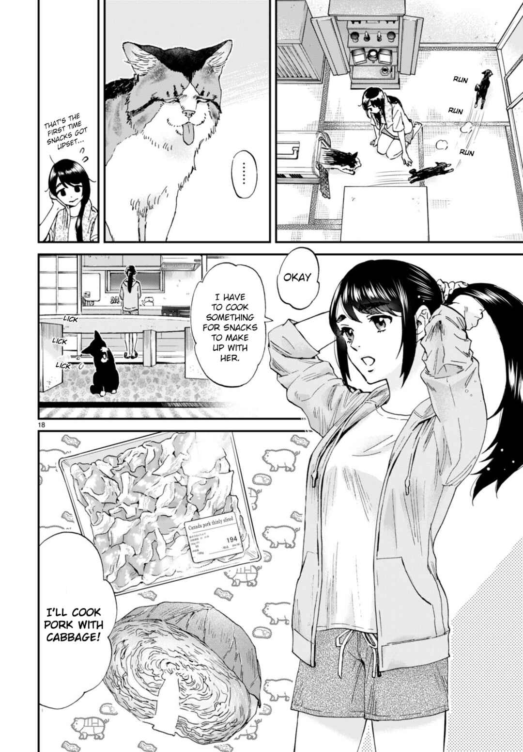 Page 18 Chapter 12 Hosomura-san and the Cats Snack