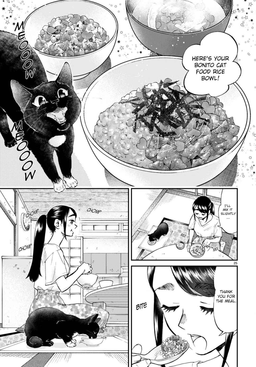 Page 25 Chapter 10 Hosomura-san and the Cats Snack