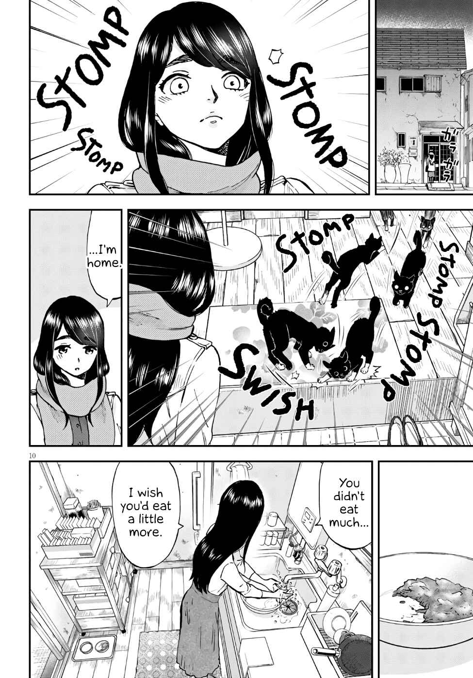 Page 10 Chapter 2 Hosomura-san and the Cats Snack