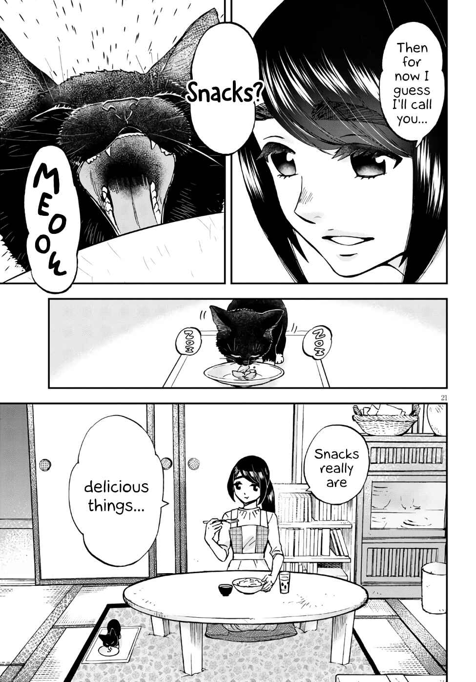 Page 21 Chapter 2 Hosomura-san and the Cats Snack