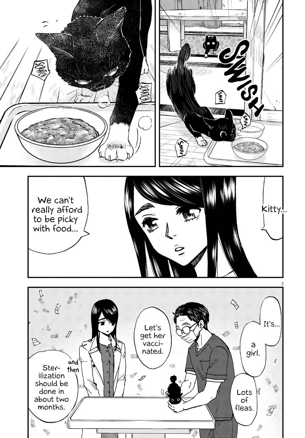 Page 3 Chapter 2 Hosomura-san and the Cats Snack