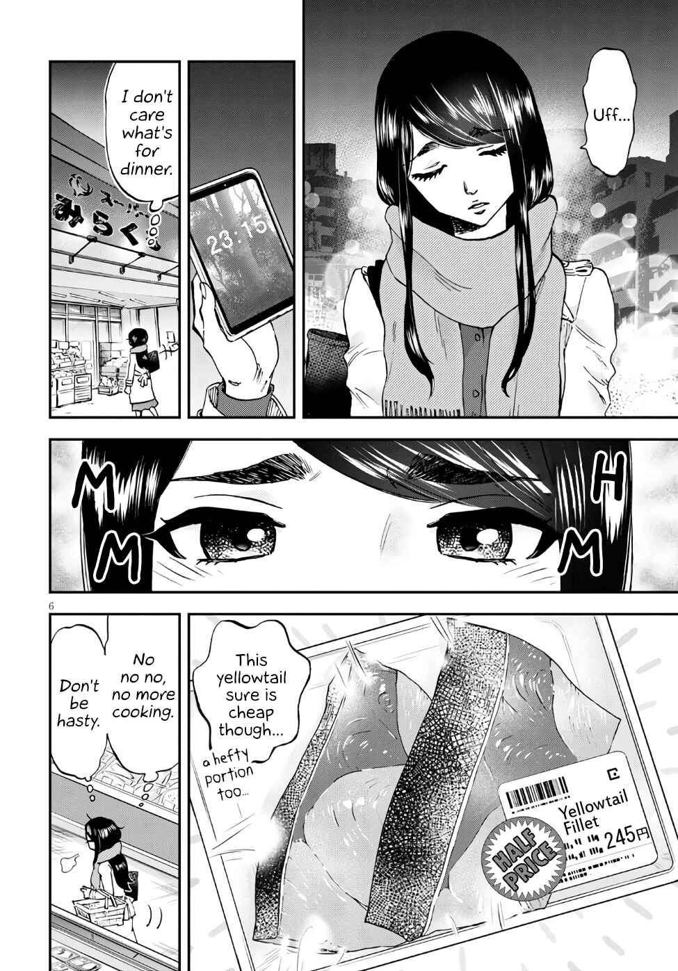 Page 6 Chapter 2 Hosomura-san and the Cats Snack