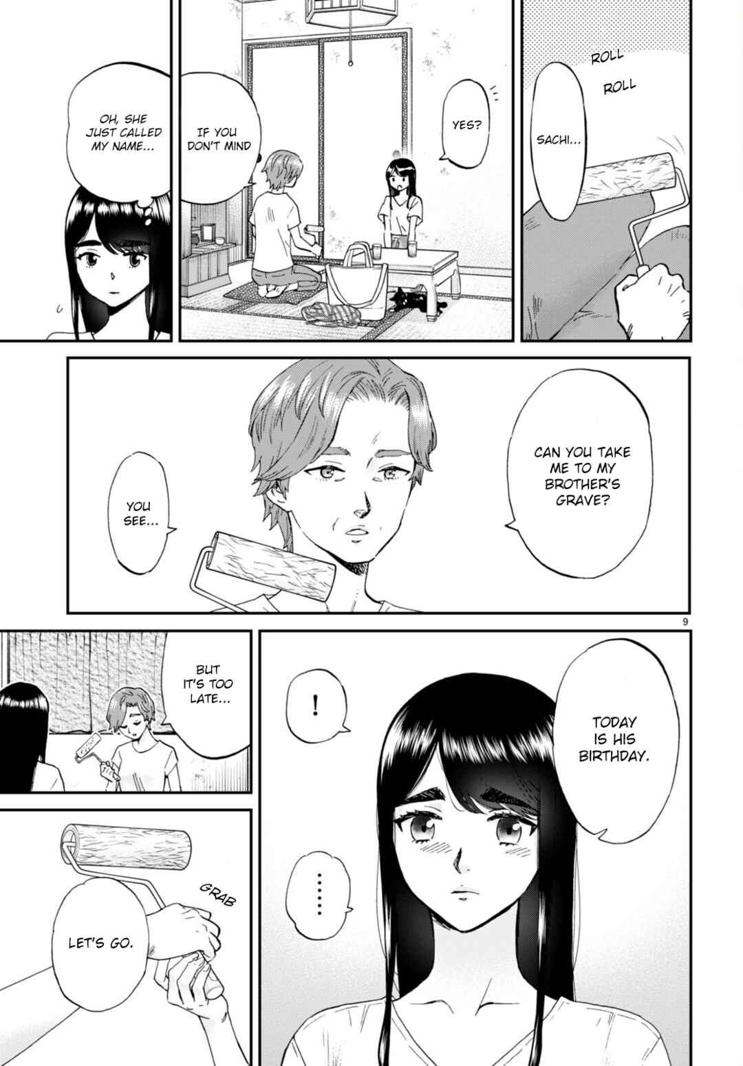 Page 9 Chapter 11 Hosomura-san and the Cats Snack
