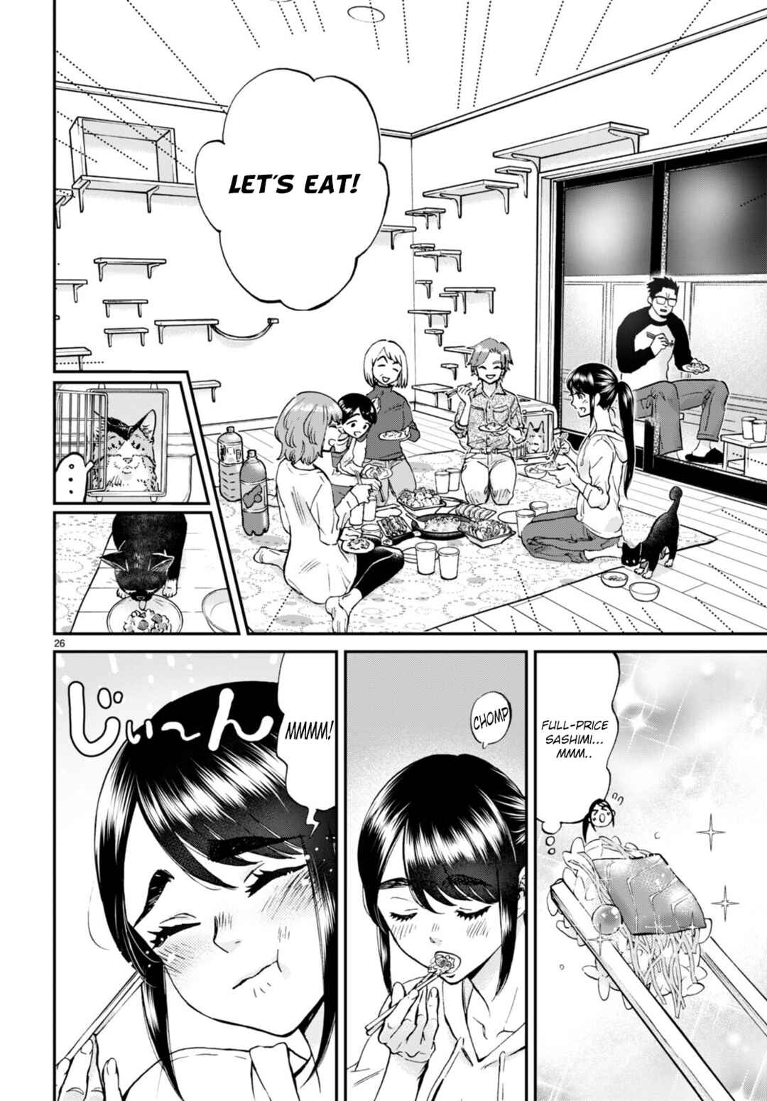 Page 26 Chapter 13 Hosomura-san and the Cats Snack