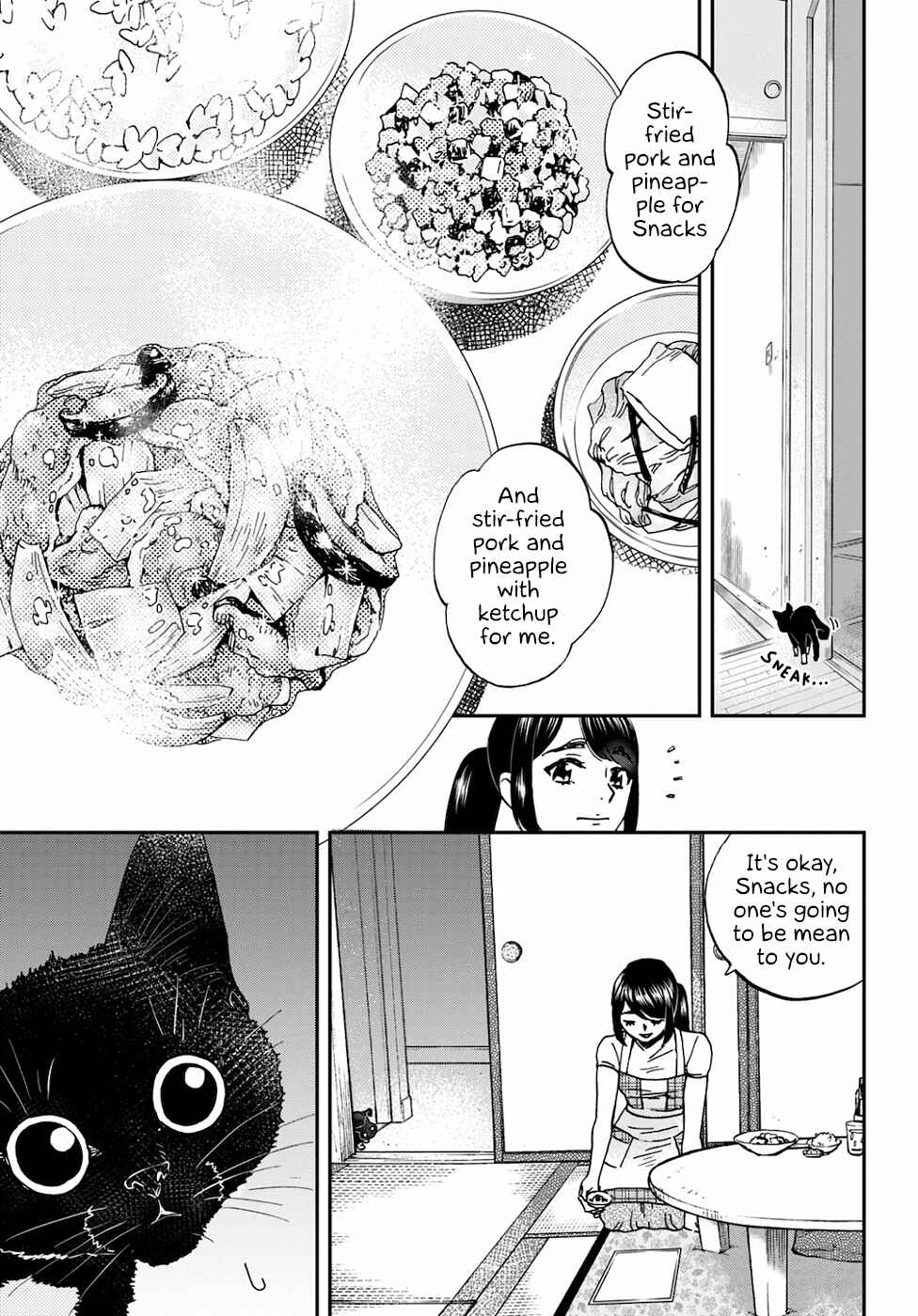 Page 17 Chapter 3 Hosomura-san and the Cats Snack