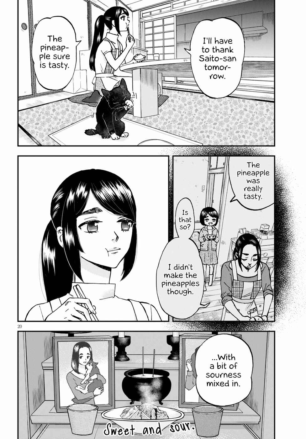 Page 20 Chapter 3 Hosomura-san and the Cats Snack