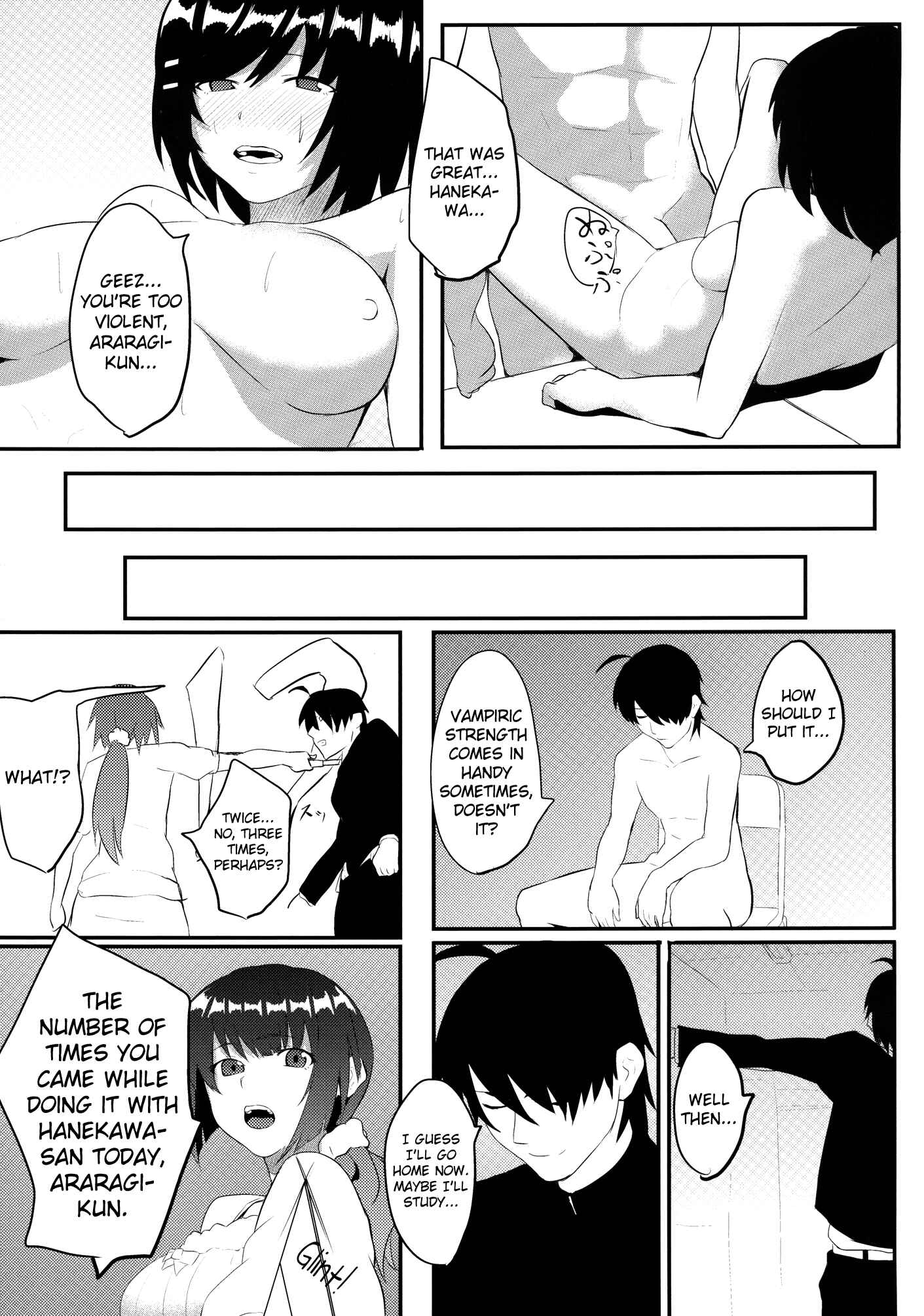 Page 25 Chapter Unknown_59a1 Bakemonogatari - Tsubasa X Fuck (Doujinshi)