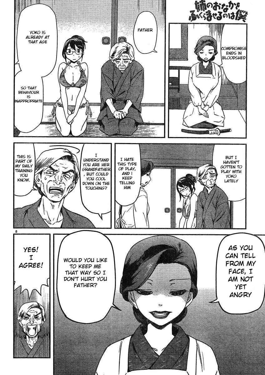 Page 9 Chapter 14 Ane no Onaka wo Fukuramaseru no wa Boku