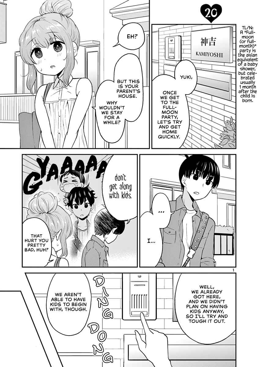 Page 1 Chapter 20 Otoko no Ko Tsuma