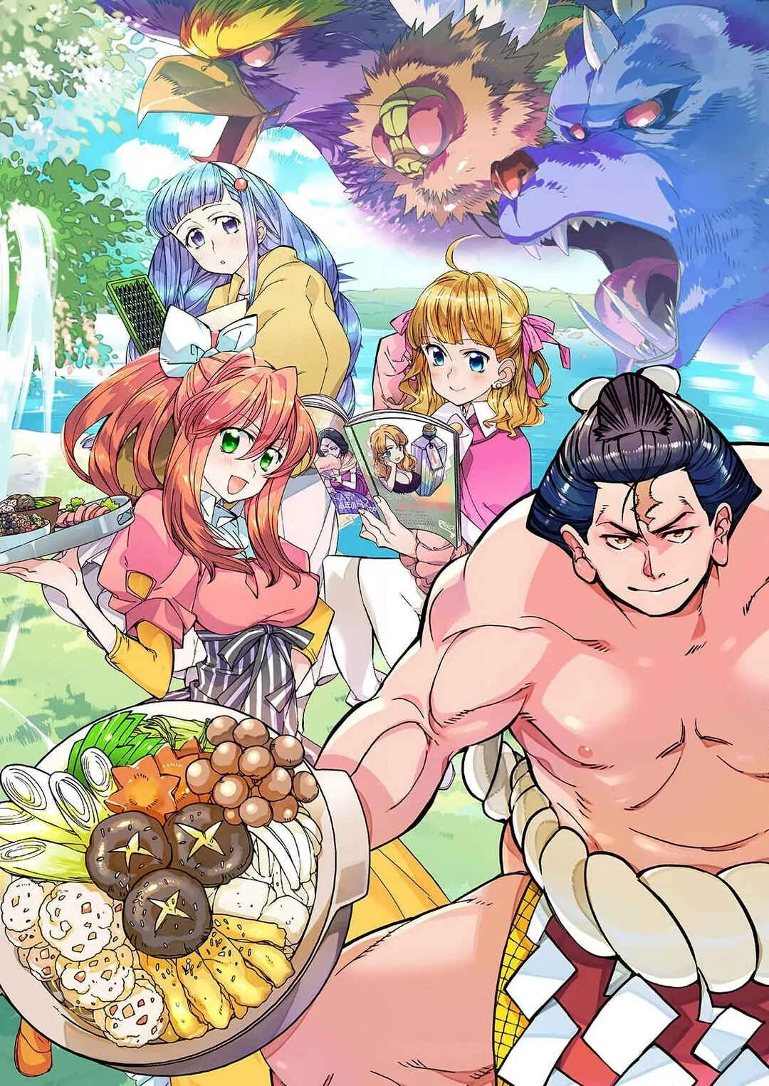 Page 2 Chapter 1 Isekai Chanko was summoned right in front of Yokozuna.