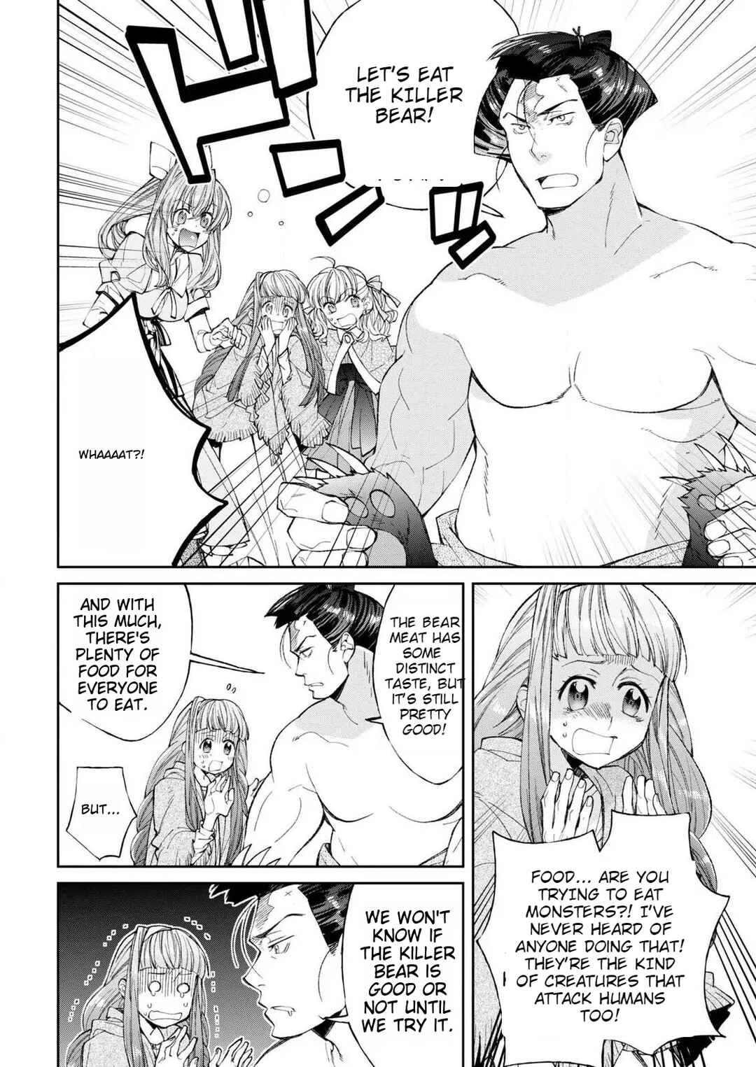Page 35 Chapter 1 Isekai Chanko was summoned right in front of Yokozuna.