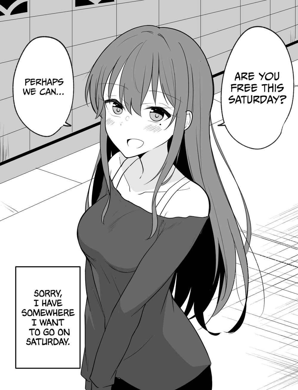 Page 1 Chapter 6 A Girl Who Seems Like a Yandere but Isnt Actually Yandere, but Is a Little Bit Yandere