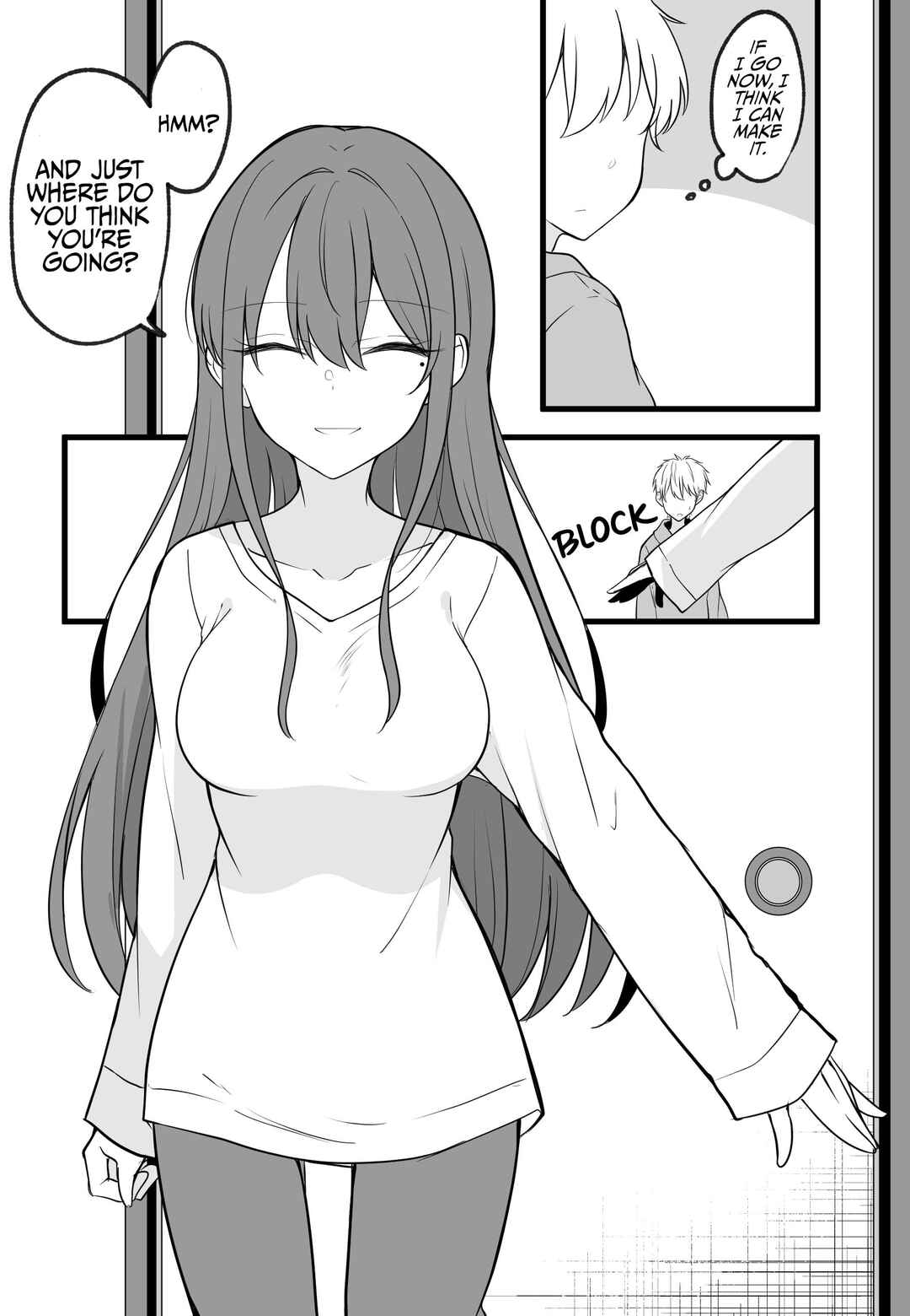 Page 1 Chapter 9 A Girl Who Seems Like a Yandere but Isnt Actually Yandere, but Is a Little Bit Yandere