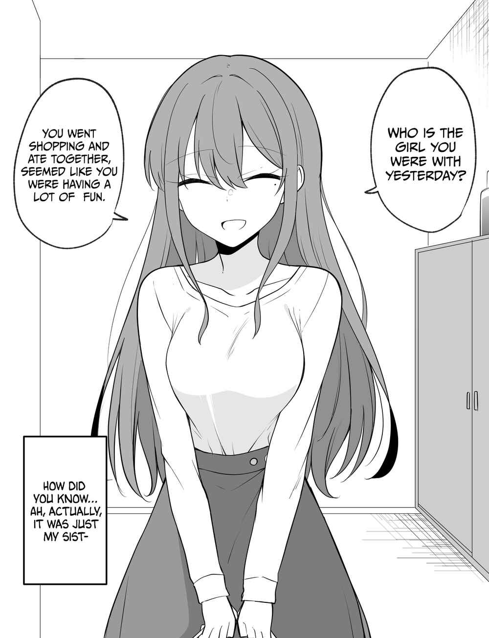 Page 1 Chapter 5 A Girl Who Seems Like a Yandere but Isnt Actually Yandere, but Is a Little Bit Yandere