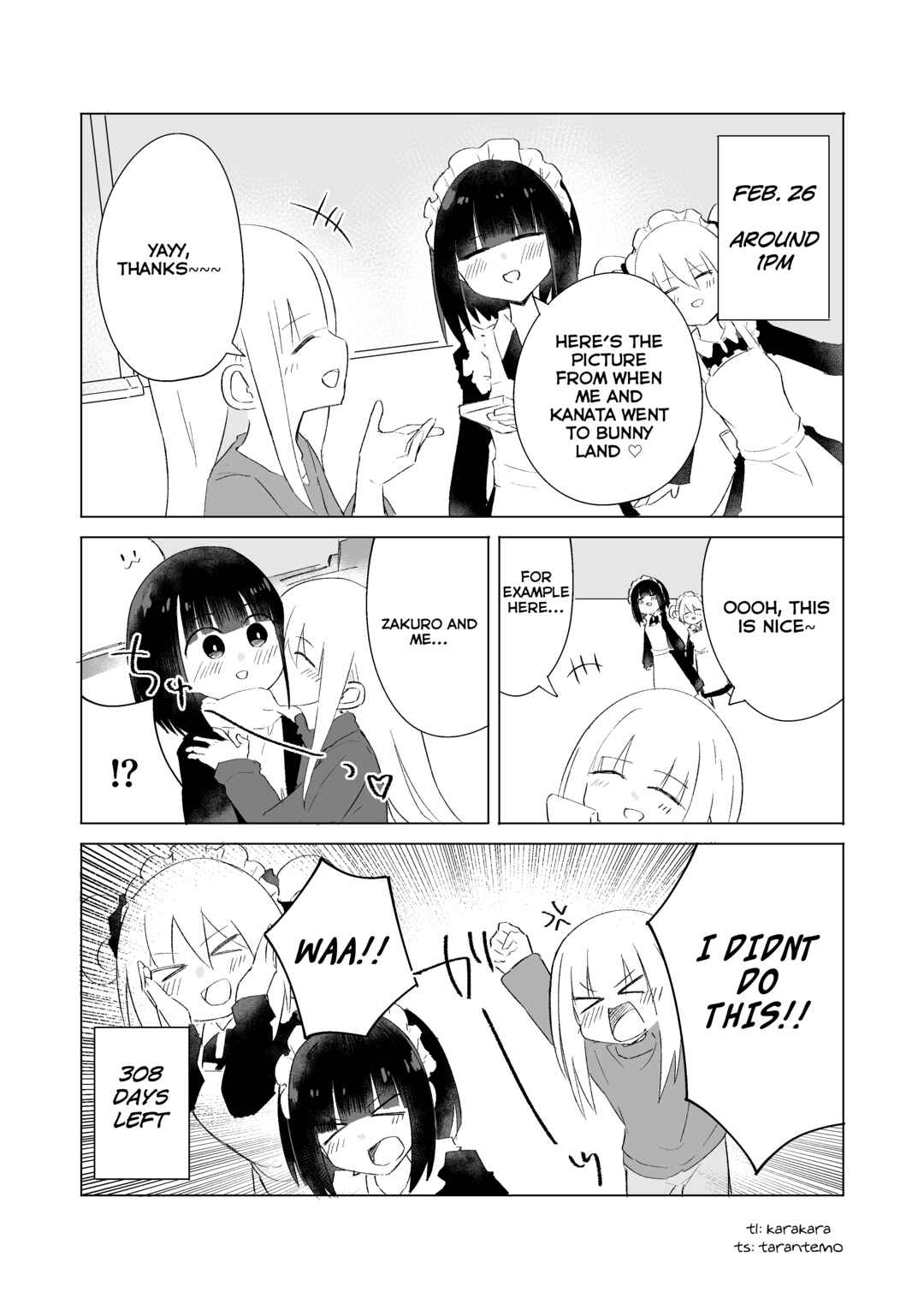 Page 1 Chapter 57 1-Nen Inai ni Ojousama o Kouryaku Suru Maid no Ohanashi