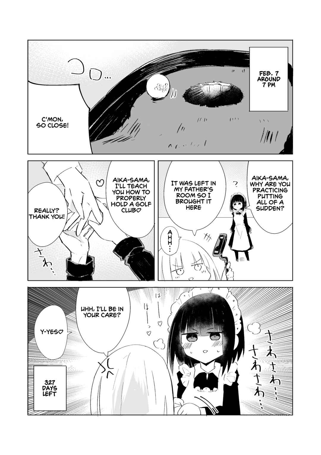 Page 1 Chapter 38 1-Nen Inai ni Ojousama o Kouryaku Suru Maid no Ohanashi