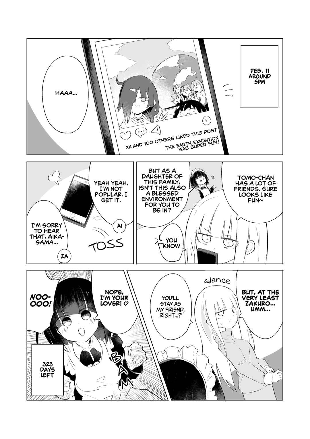 Page 1 Chapter 42 1-Nen Inai ni Ojousama o Kouryaku Suru Maid no Ohanashi