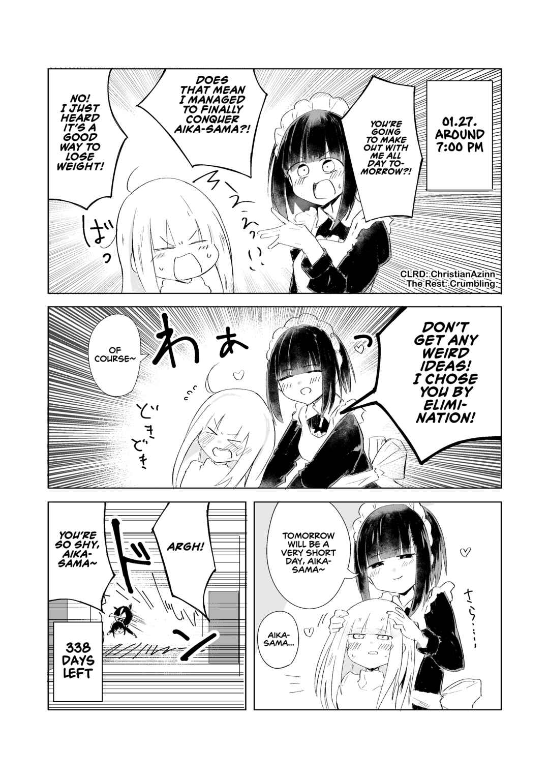 Page 1 Chapter 27 1-Nen Inai ni Ojousama o Kouryaku Suru Maid no Ohanashi
