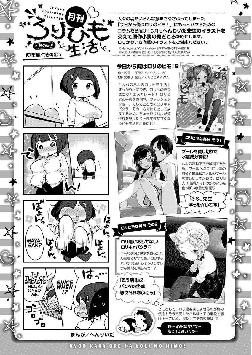 Page 25 Chapter 6 Kyou Kara Ore wa Loli no Himo!