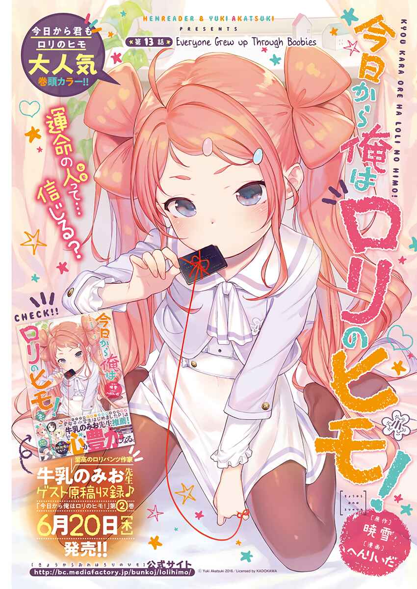 Page 1 Chapter 13 Kyou Kara Ore wa Loli no Himo!