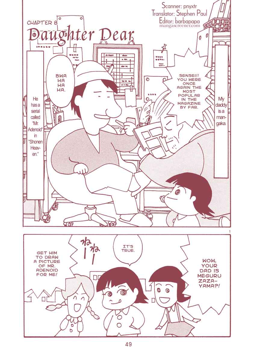 Page 1 Chapter 8 The Super Harsh Story of a Mangaka
