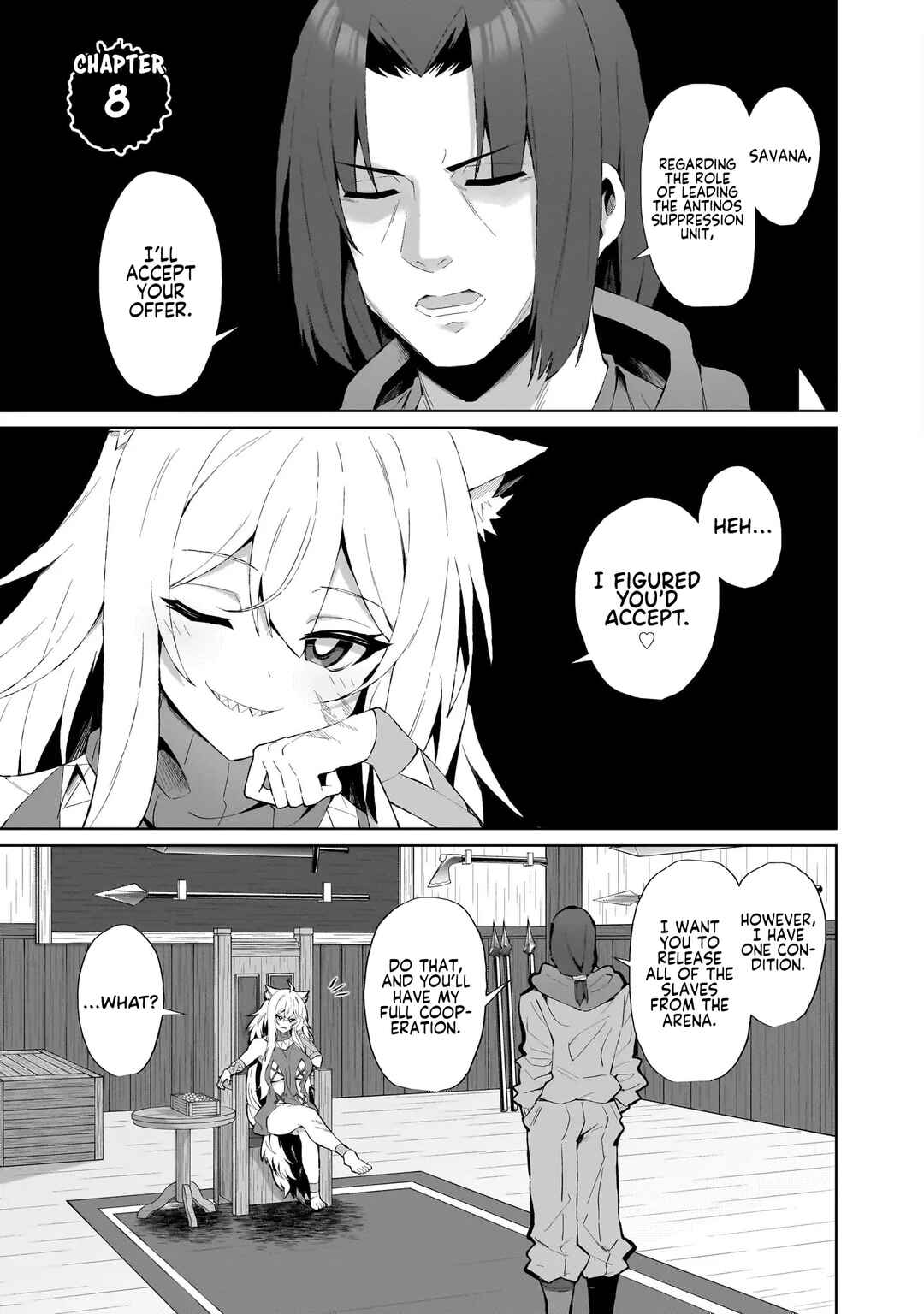Page 1 Chapter 8 Isekai Drug ~Yakugaku Chishiki de Monster Musume-tachi wo Toriko ni shite Nariagaru~