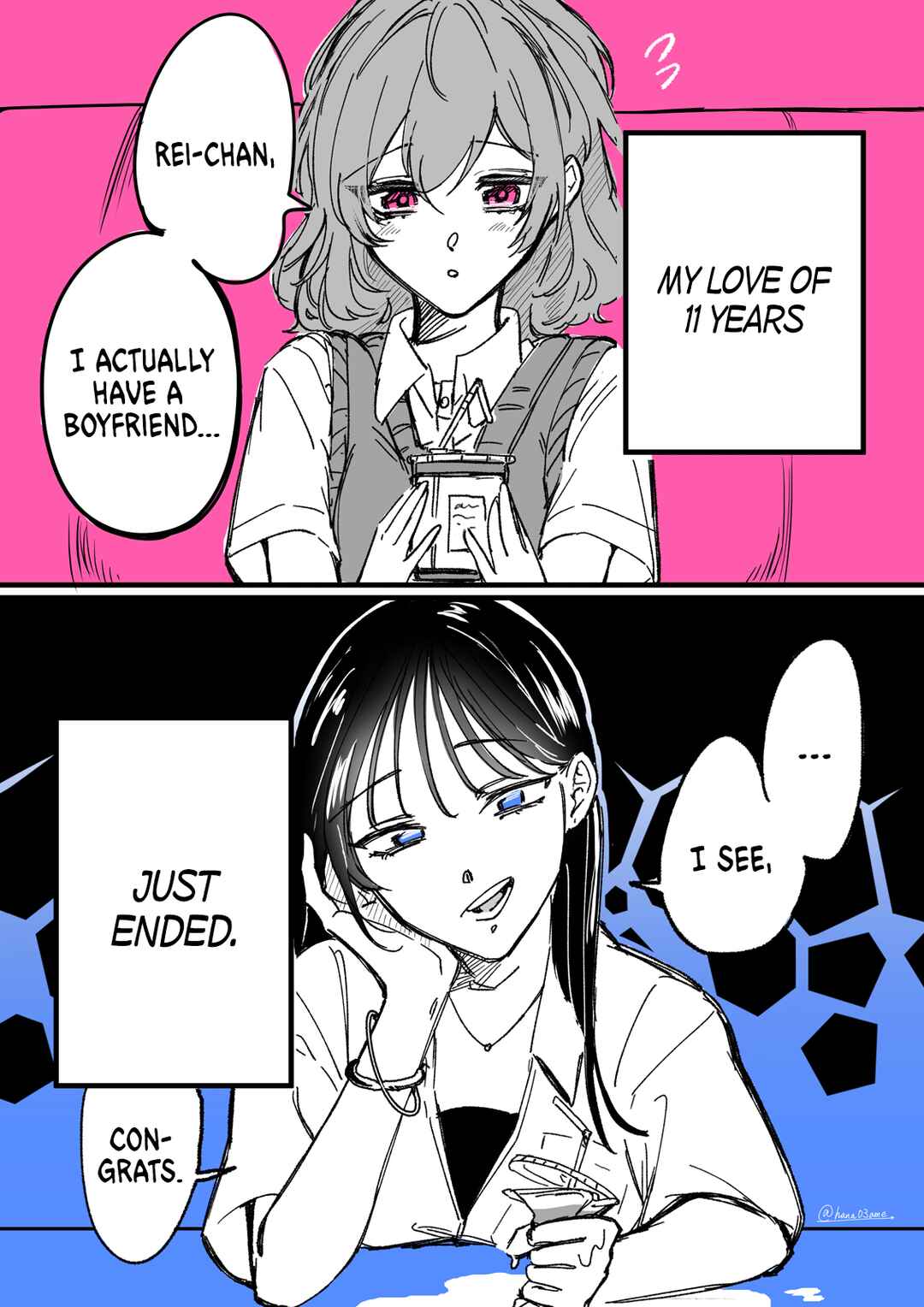 Page 1 Chapter 1 A Story About How She Grew Conscious of Her Childhood Friend