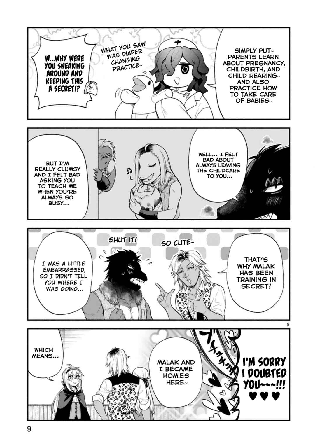 Page 9 Chapter 34 Dekoboko Majo no Oyako Jijou