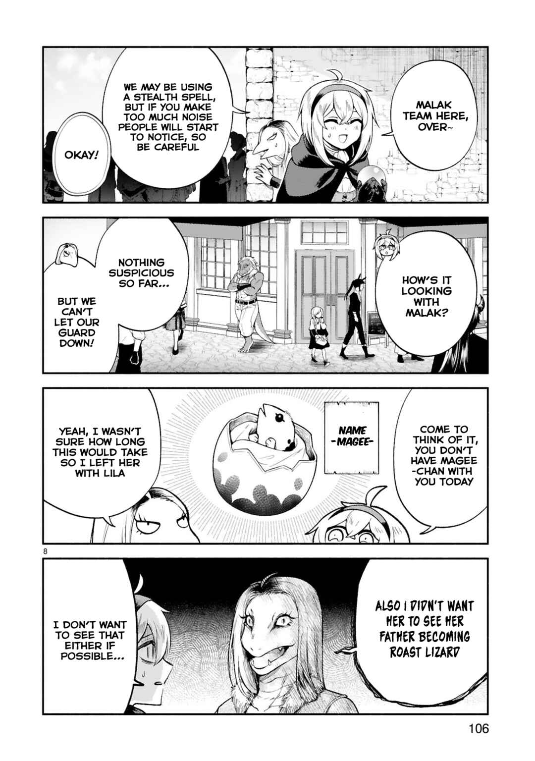 Page 8 Chapter 33 Dekoboko Majo no Oyako Jijou