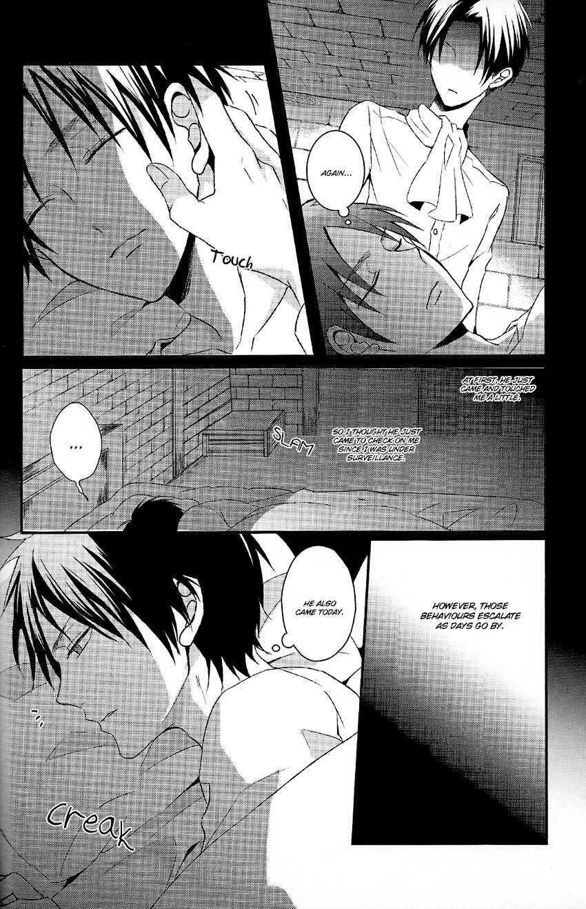Page 7 Chapter Unknown_a94d Shingeki no Kyojin - Yandere no Heichou ni Shinu hodo Aisarete Yoru mo Nemurenai!! (Doujinshi)