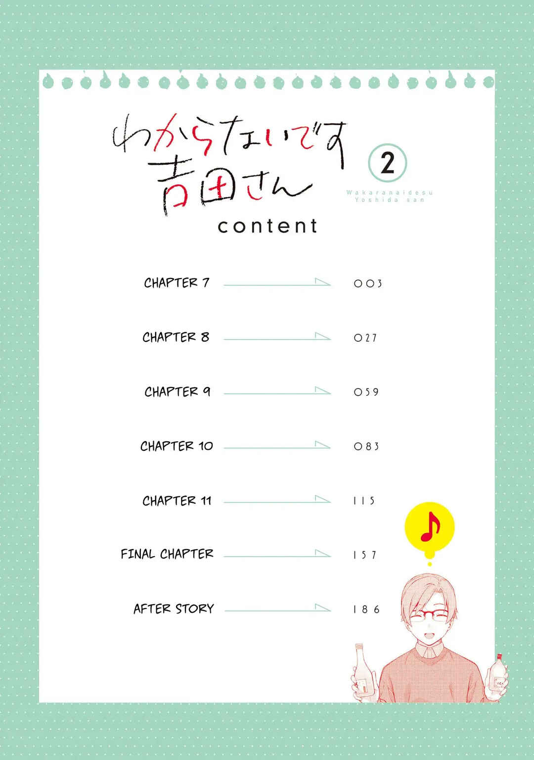Page 4 Chapter 7 Wakaranai Desu Yoshida-san
