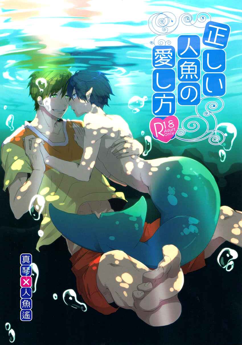 Page 1 Chapter Unknown_84cc Free! - Tadashii Ningyo no Aishikata (Doujinshi)