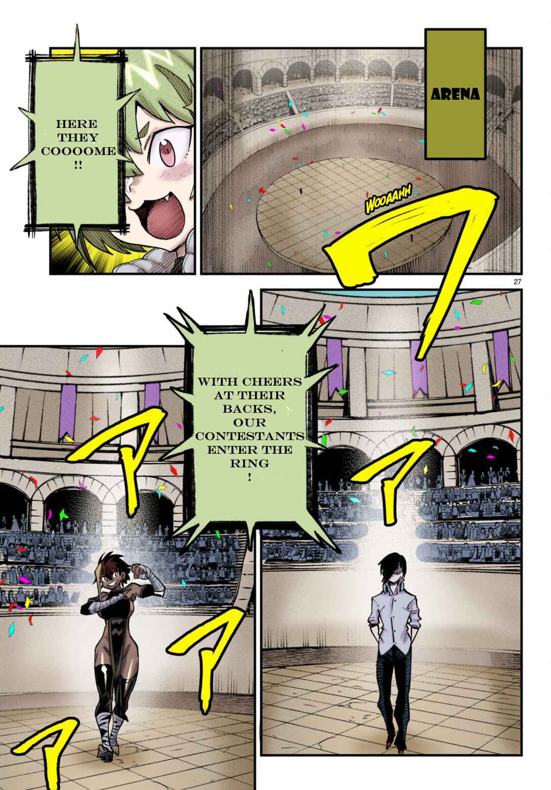 Page 28 Chapter 4 Reincarnation Coliseum: The Weakest Skill Conquers the Strongest Women and Creates a Harem (Fan Colored)