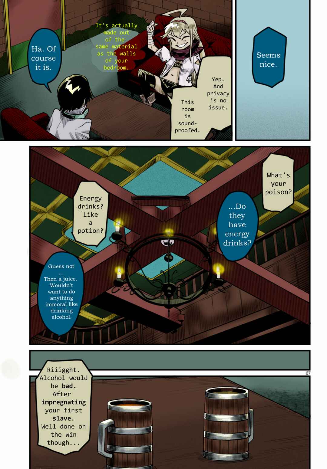 Page 27 Chapter 3 Reincarnation Coliseum: The Weakest Skill Conquers the Strongest Women and Creates a Harem (Fan Colored)