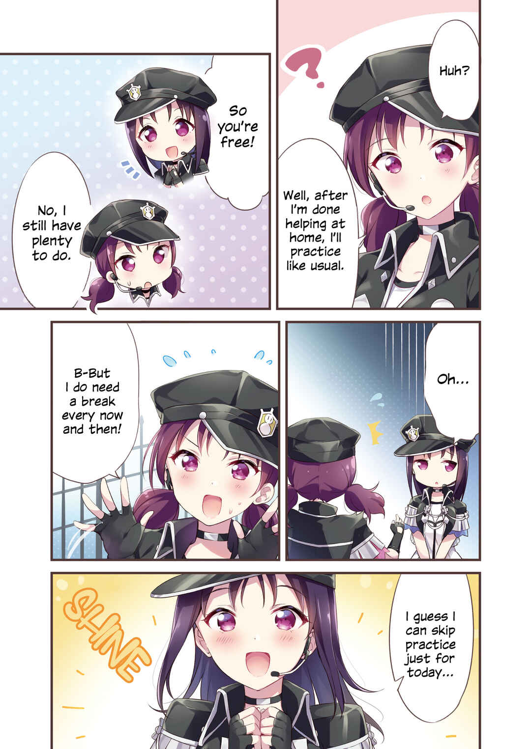 Page 3 Chapter 2 Love Live! Sunshine!! The School Idol Movie Over the Rainbow Comic Anthology Saint Snow