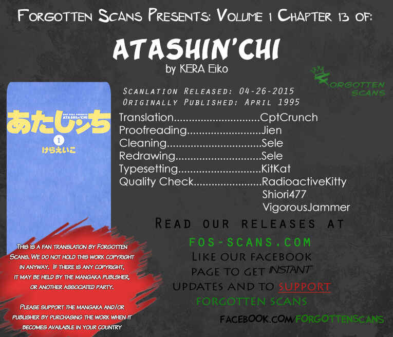 Page 1 Chapter 13 Atashinchi