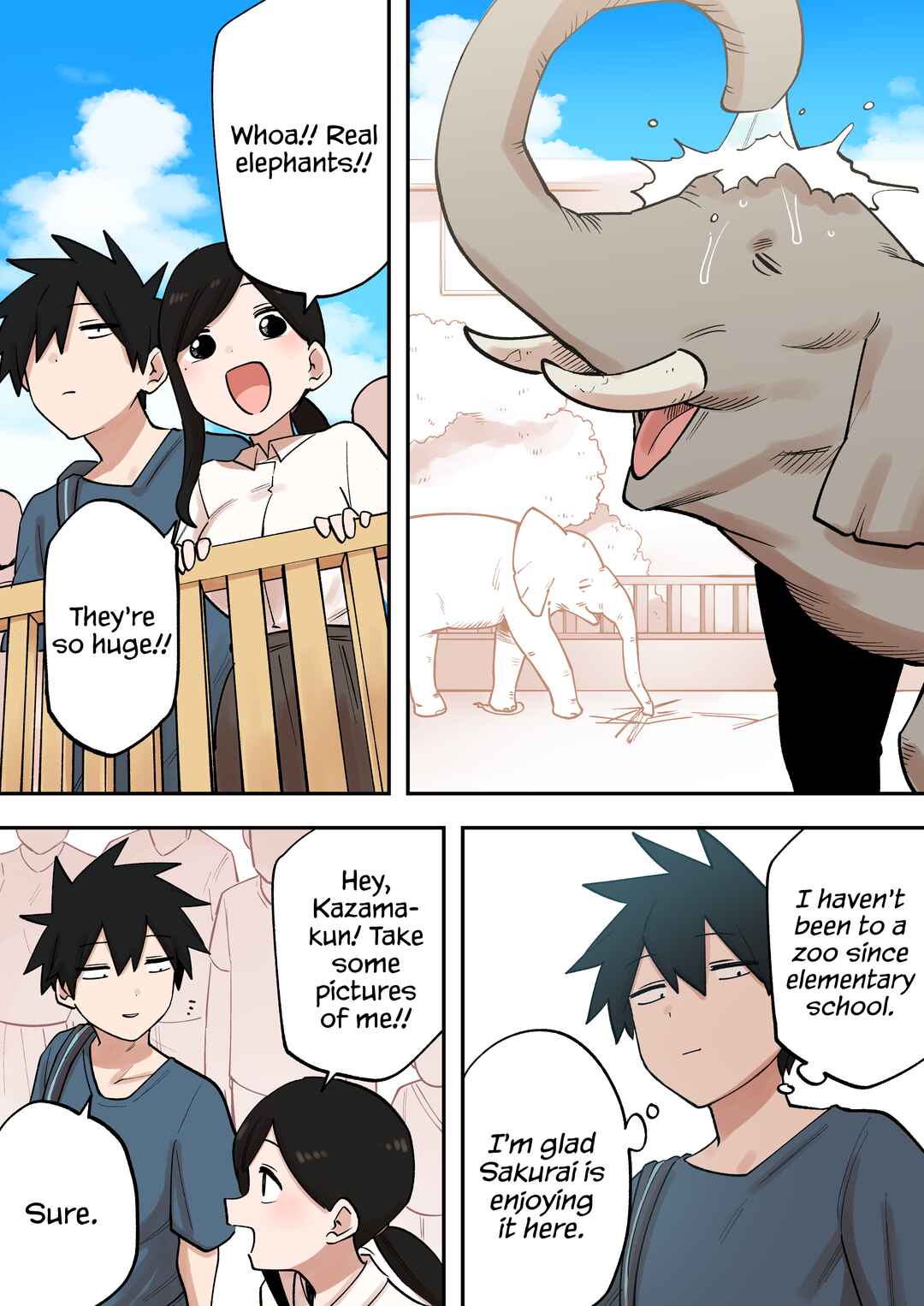 Page 1 Chapter 217 Senpai ga Uzai Kouhai no Hanashi