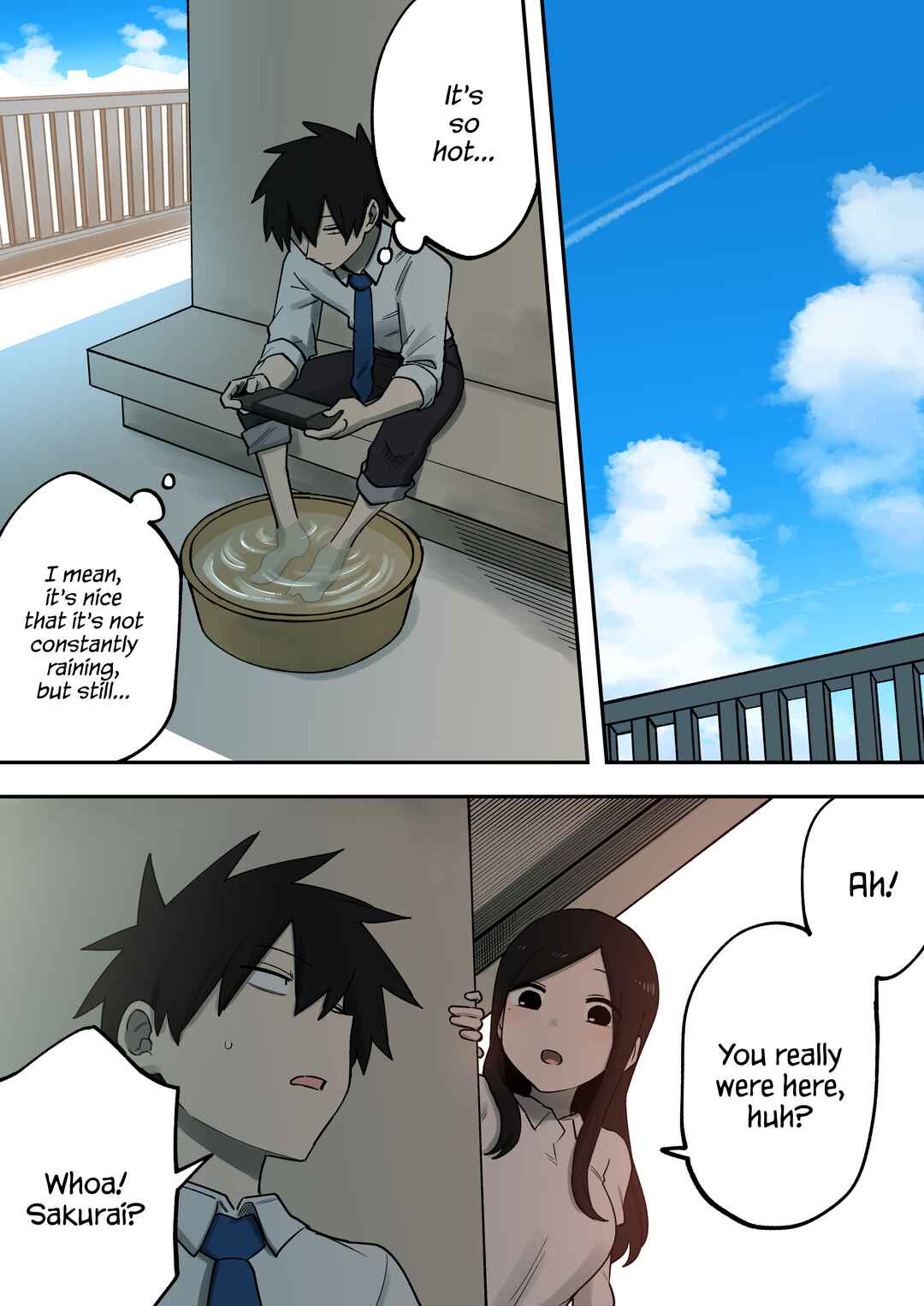 Page 1 Chapter 213 Senpai ga Uzai Kouhai no Hanashi