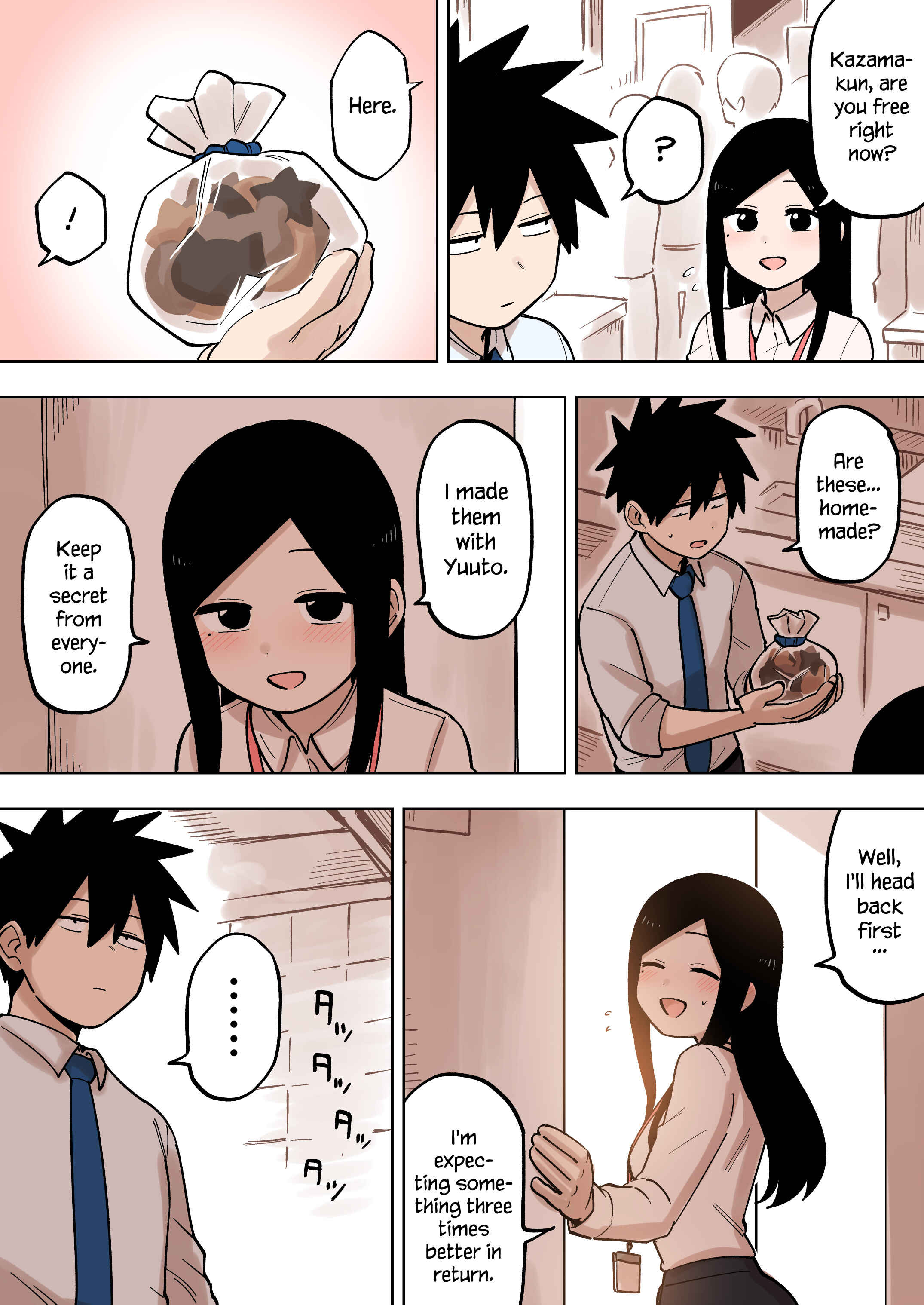 Page 1 Chapter 105 Senpai ga Uzai Kouhai no Hanashi