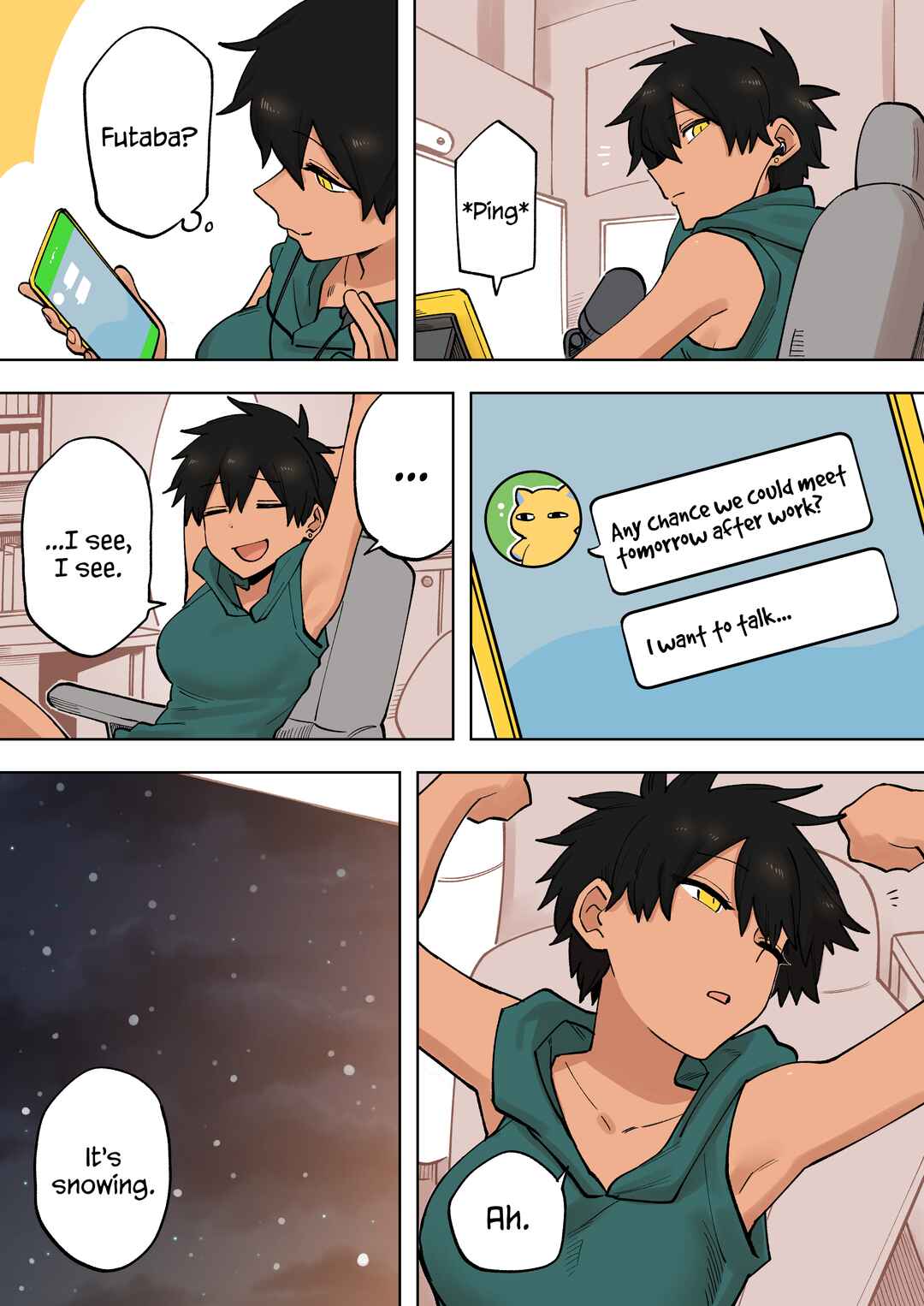 Page 1 Chapter 204 Senpai ga Uzai Kouhai no Hanashi