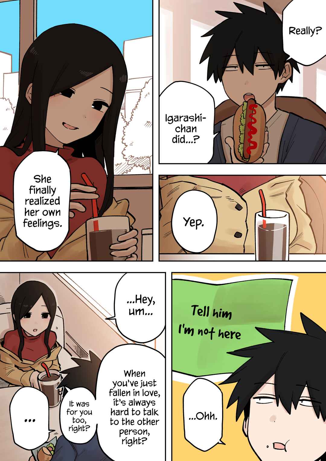 Page 1 Chapter 203 Senpai ga Uzai Kouhai no Hanashi