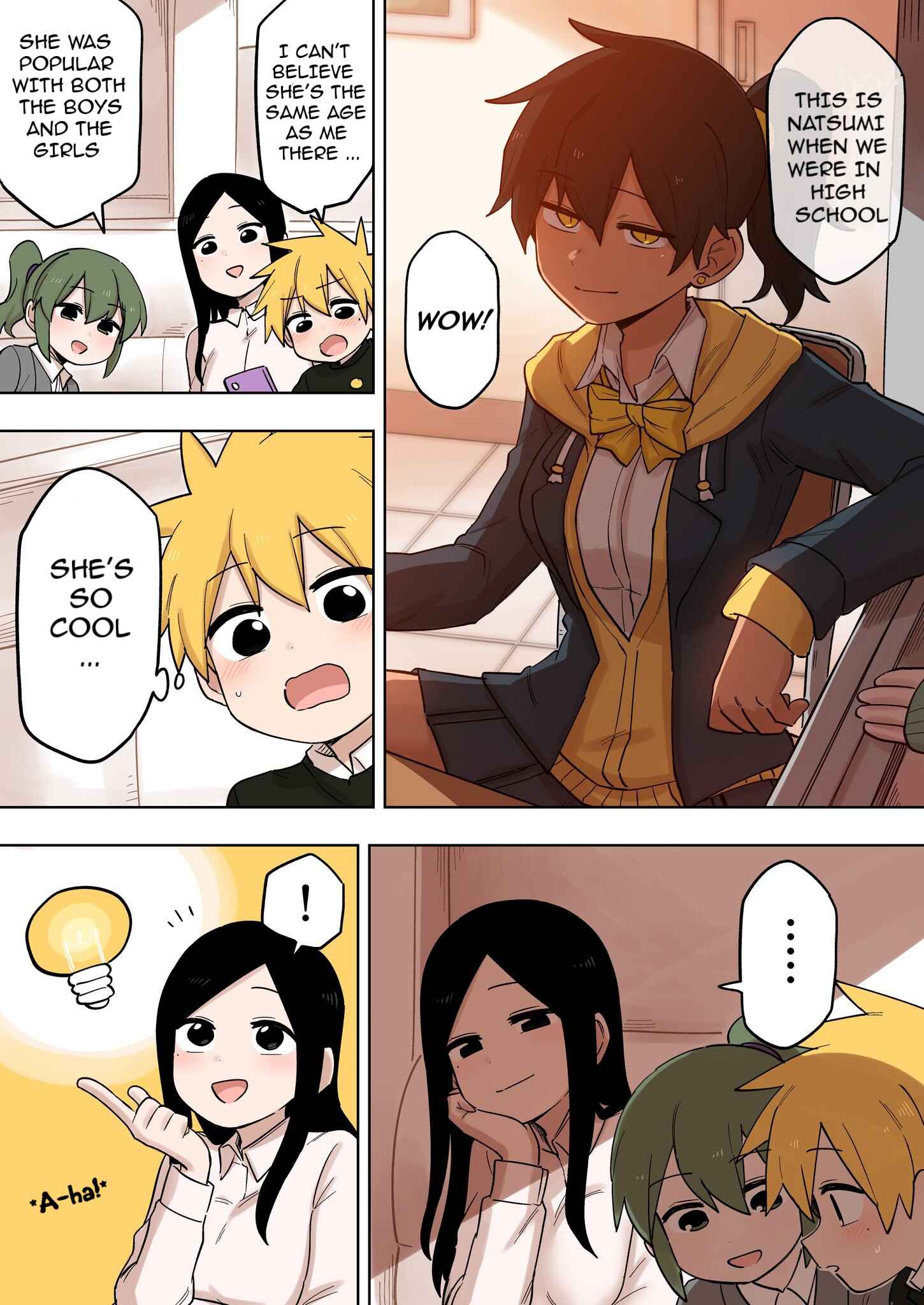 Page 1 Chapter 133 Senpai ga Uzai Kouhai no Hanashi