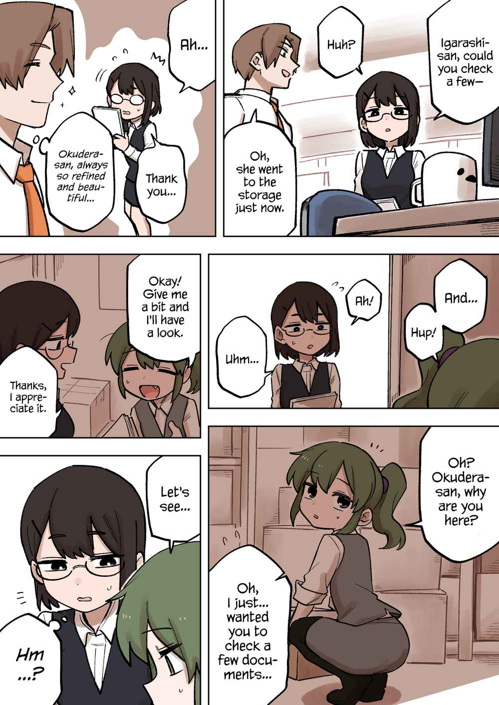 Page 1 Chapter 187 Senpai ga Uzai Kouhai no Hanashi