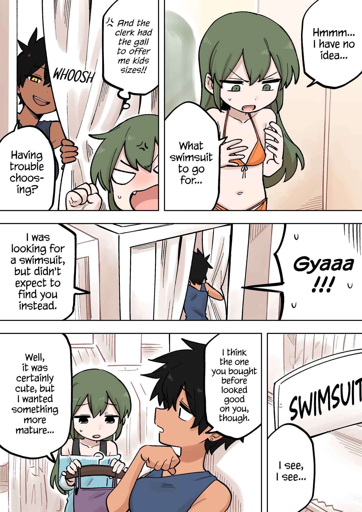 Page 1 Chapter 185 Senpai ga Uzai Kouhai no Hanashi