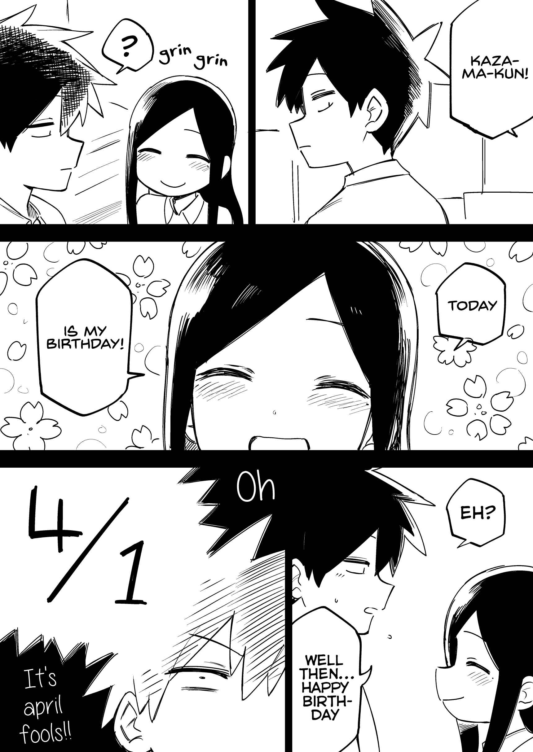 Page 1 Chapter 174.5 Senpai ga Uzai Kouhai no Hanashi